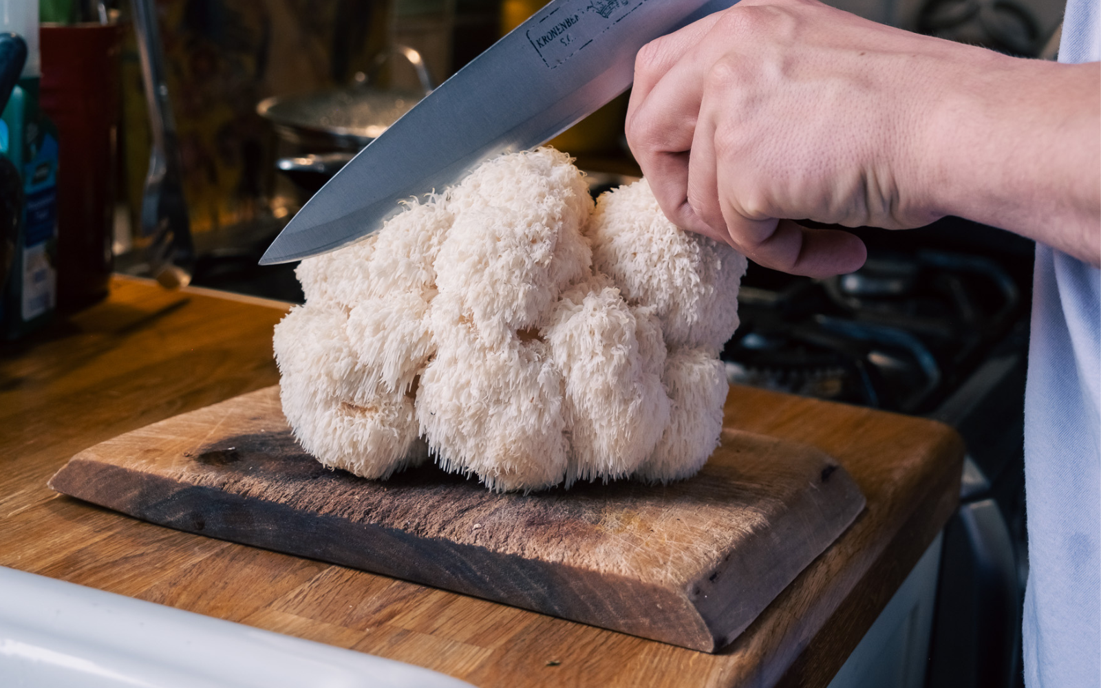 BBQ Lion's Mane Pulled Sliders