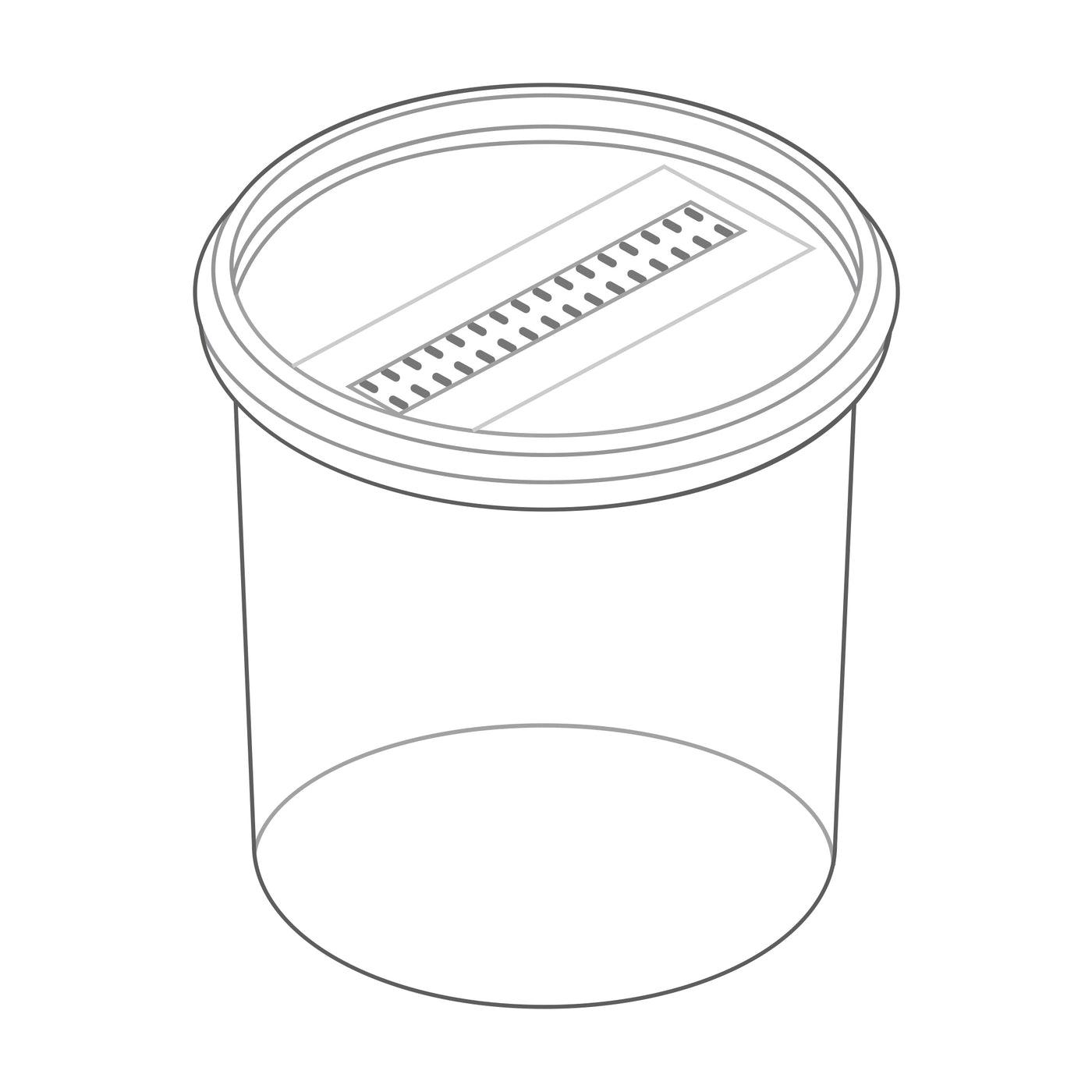 Microbox - Round (870 ml) - Bulk (255-265/Box)