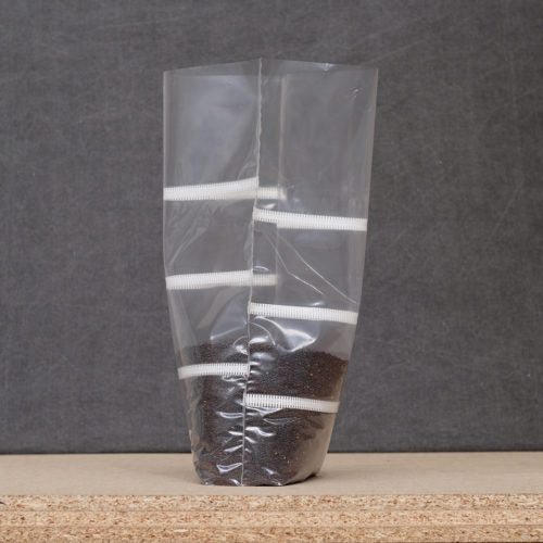 Growing Bag, PPD (0.05mm), Zipper Filter Bottom, Bottom Gusset, 32x49cm