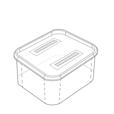 Microbox - Square (3L)   - Bulk (90-95/Box)