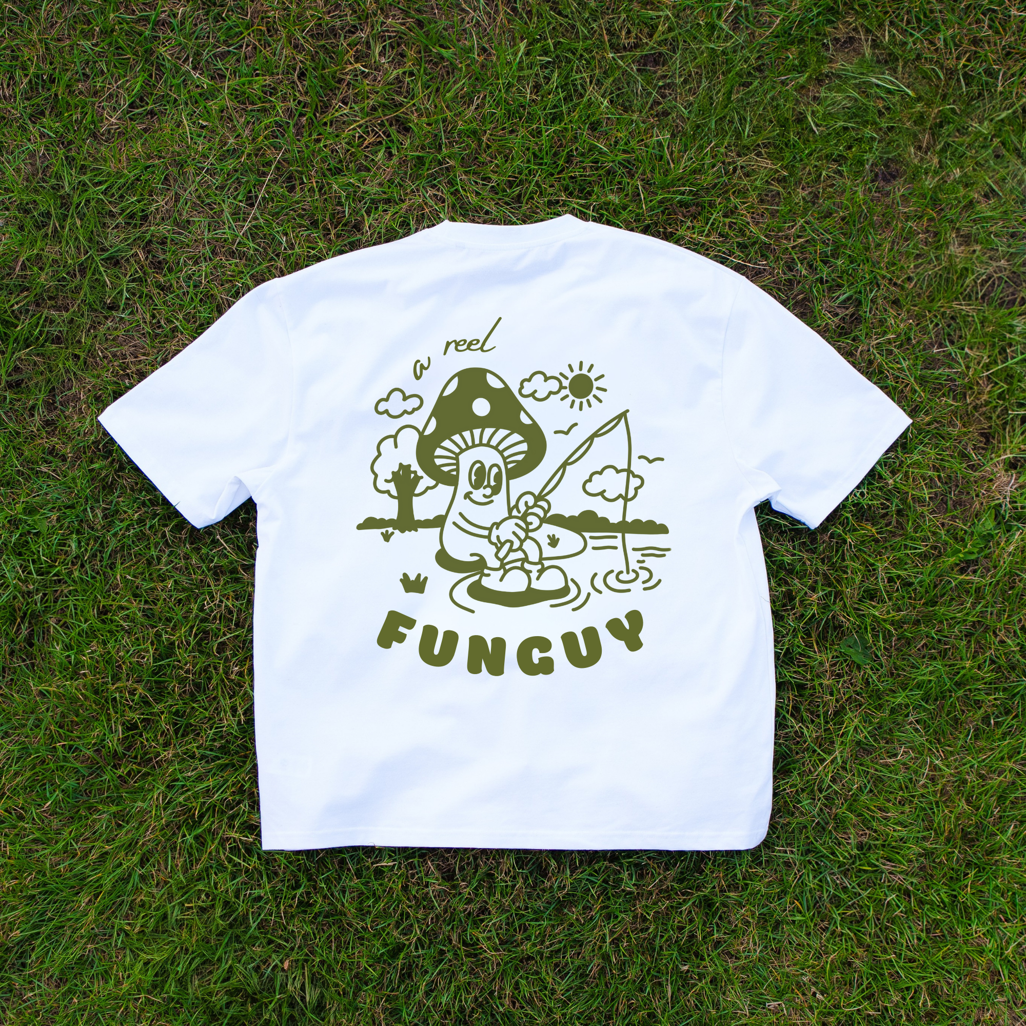 Funguy White Tee