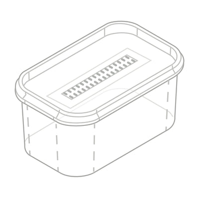 Microbox - Oval (540 ml) - Bulk (350/Box)