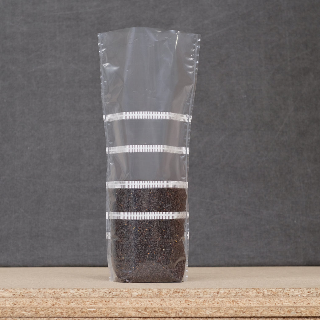 Spawn Bag, PPD (0.05mm), Zipper Filter Bottom, Bottom Gusset, 22x49cm
