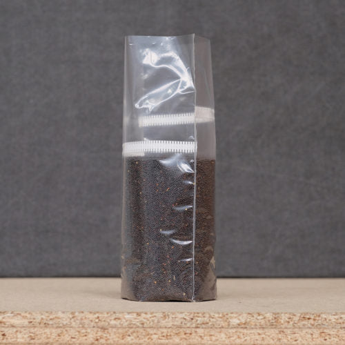 Growing Bag, PPD (0.06mm), Zipper Filter Top, Bottom Gusset, 19x32cm