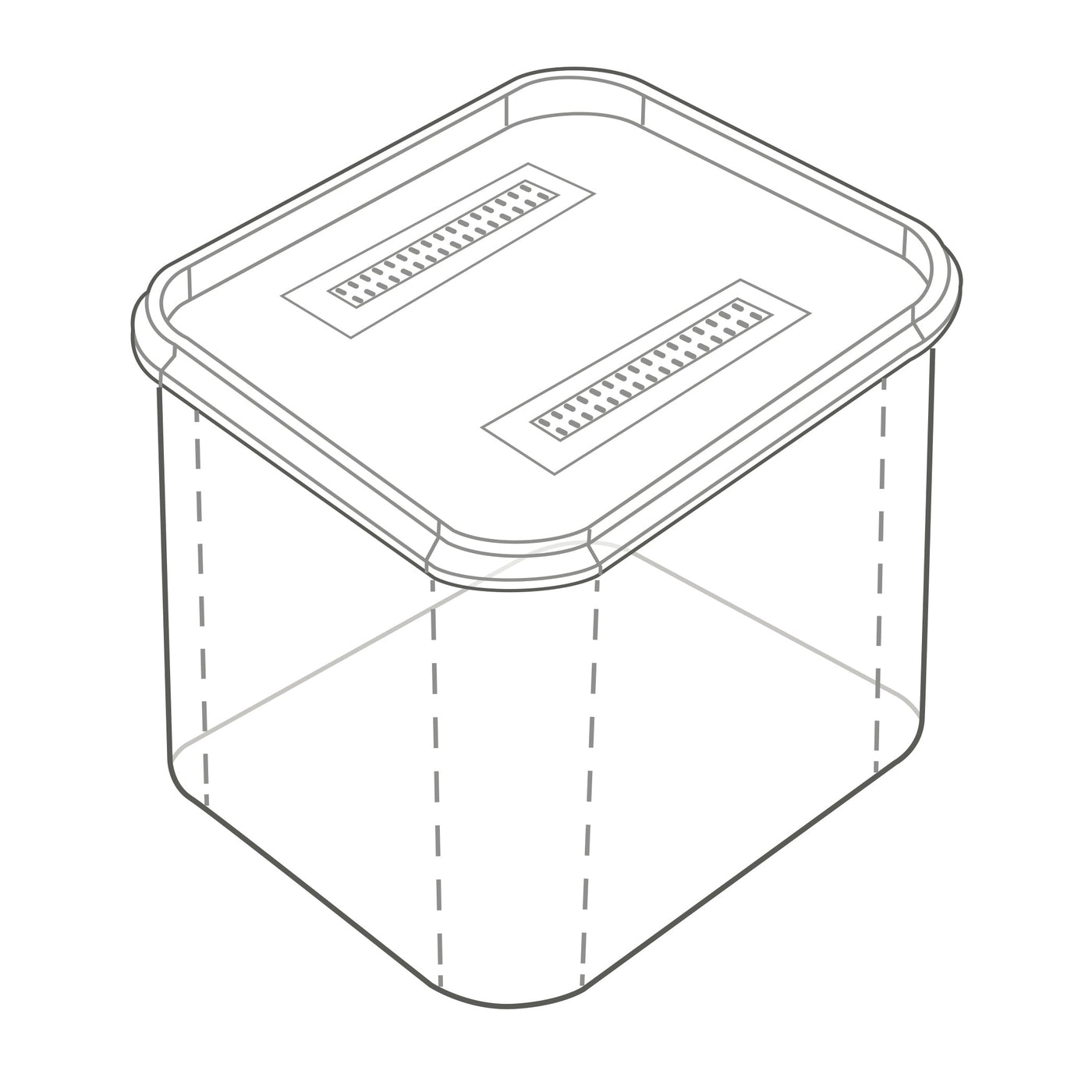 Microbox - Square (5L) - Bulk (60/Box)