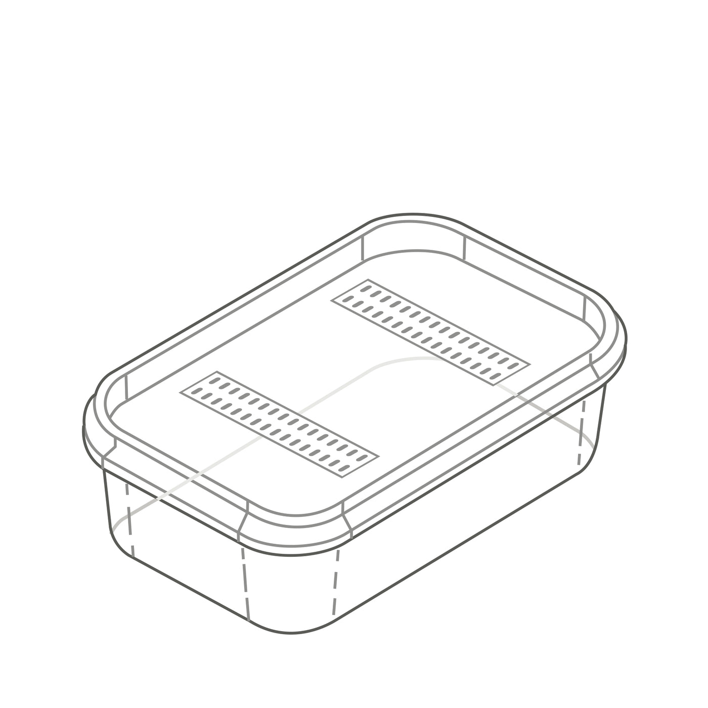 Microbox - Rectangle (750 ml) - Bulk (180-185/Box)