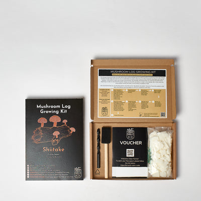 Shiitake Mushroom Log Growing Kit's - Gift Option