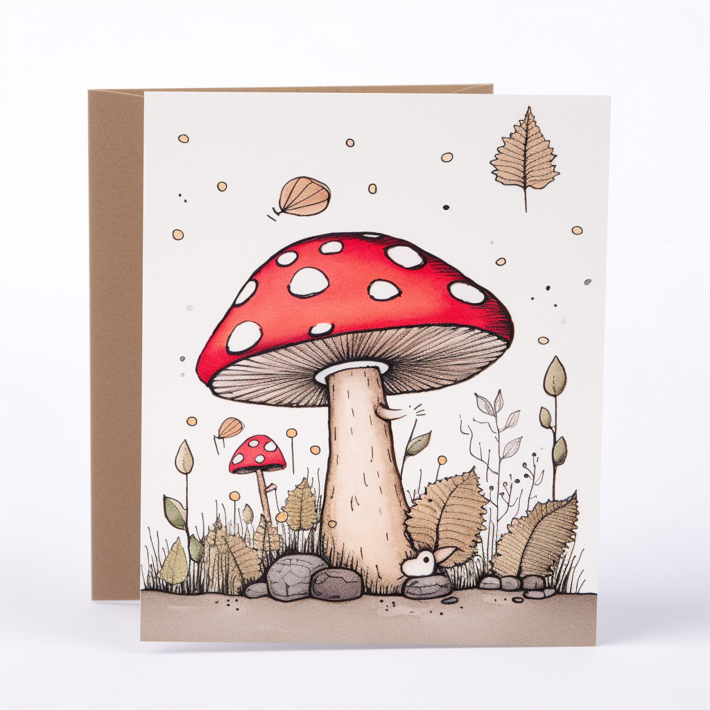 Mushroom Greeting Card